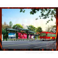 Prefabricated Structural Steel Bus Shelter